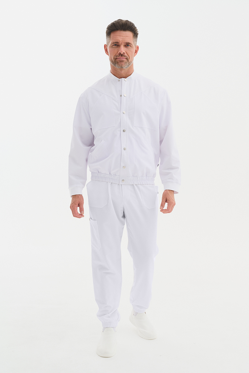 Бомбер мужской Тезис TZ690, белый, 56