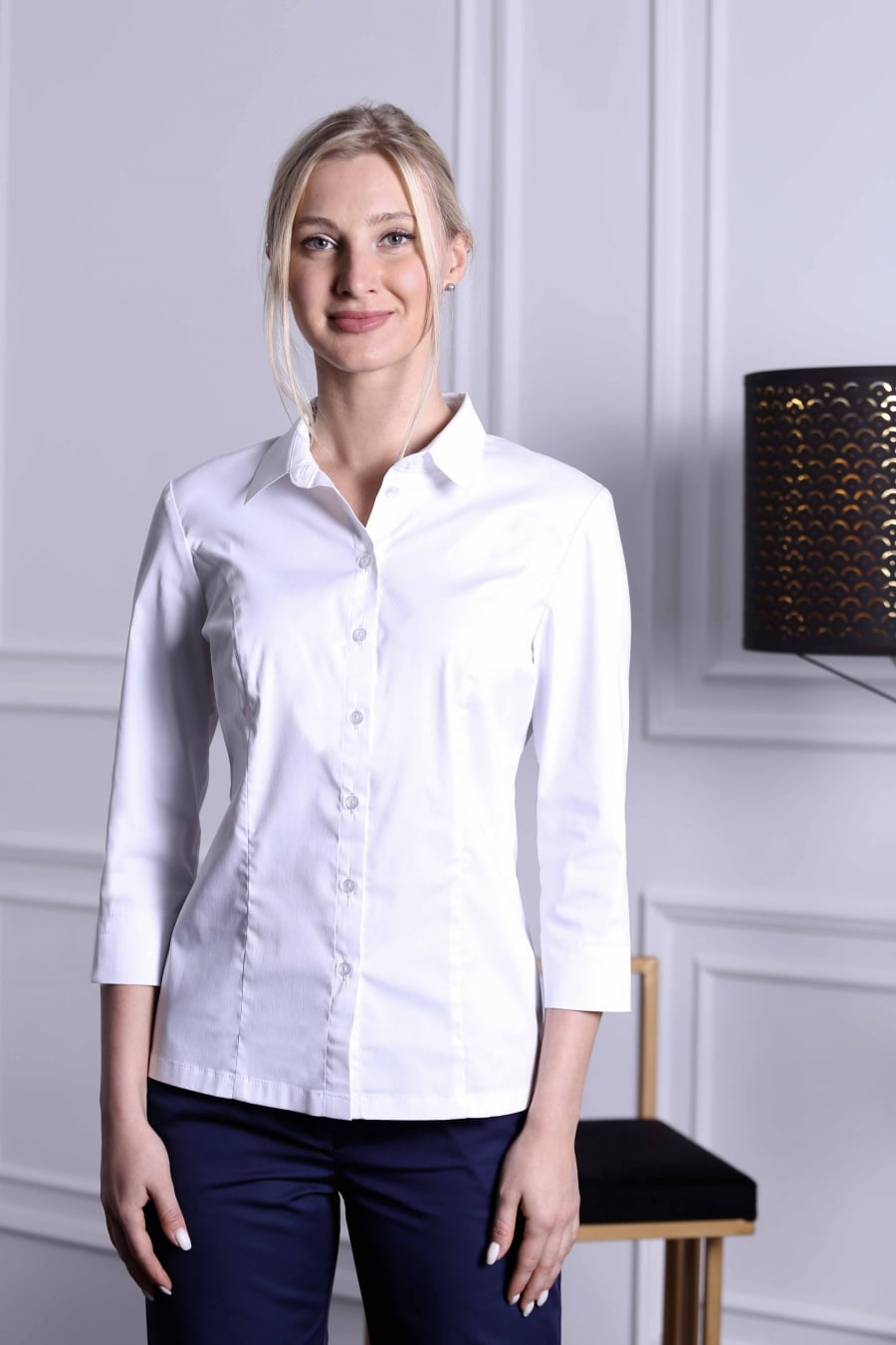 Блуза женская «Администратор», белый, 50