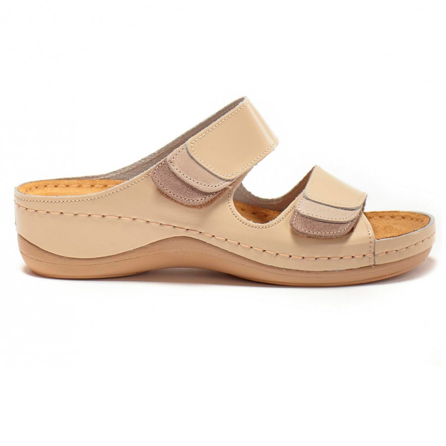 Тапочки-сабо Леон 904, женские, бежевые, 38