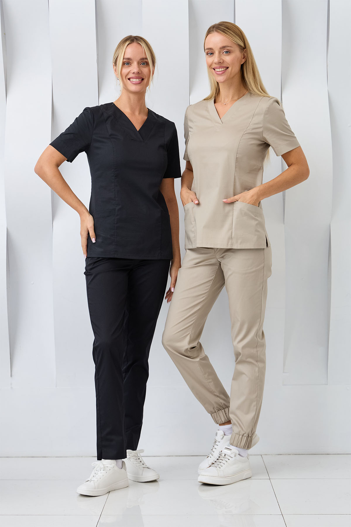 Топ женский Dr. Nice, хирургический, бежевый, 56