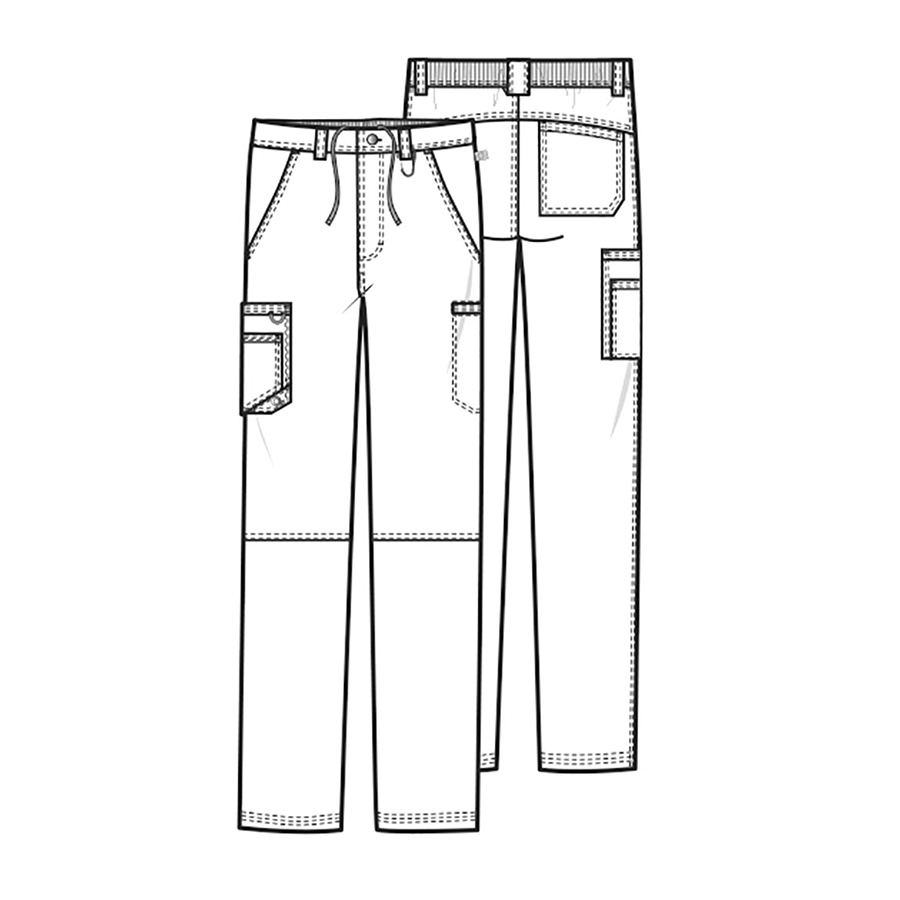 Брюки мужские Cherokee CK200A, бирюзовый, L