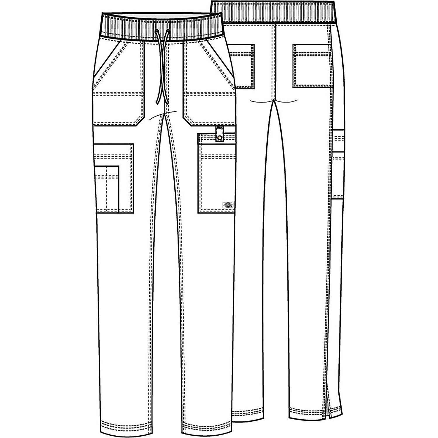 Брюки женские Dickies DK080, тёмно-синий, S