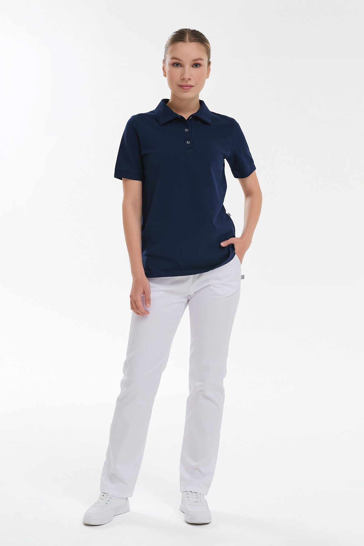 Поло женское Тезис TZ050, темно-синий, 52