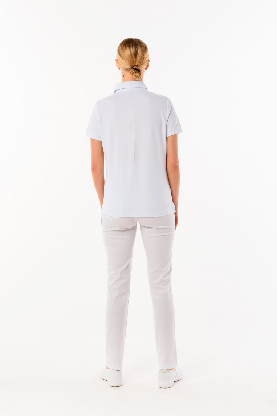 Поло женское, белый, 44