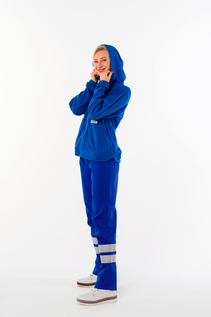 Толстовка женская «Скорая Помощь», василек, 40-42