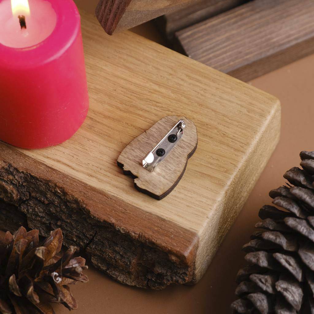 Значок "Пингвин в пледе"