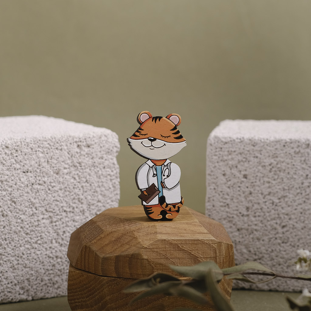 Значок "Доктор тигр"