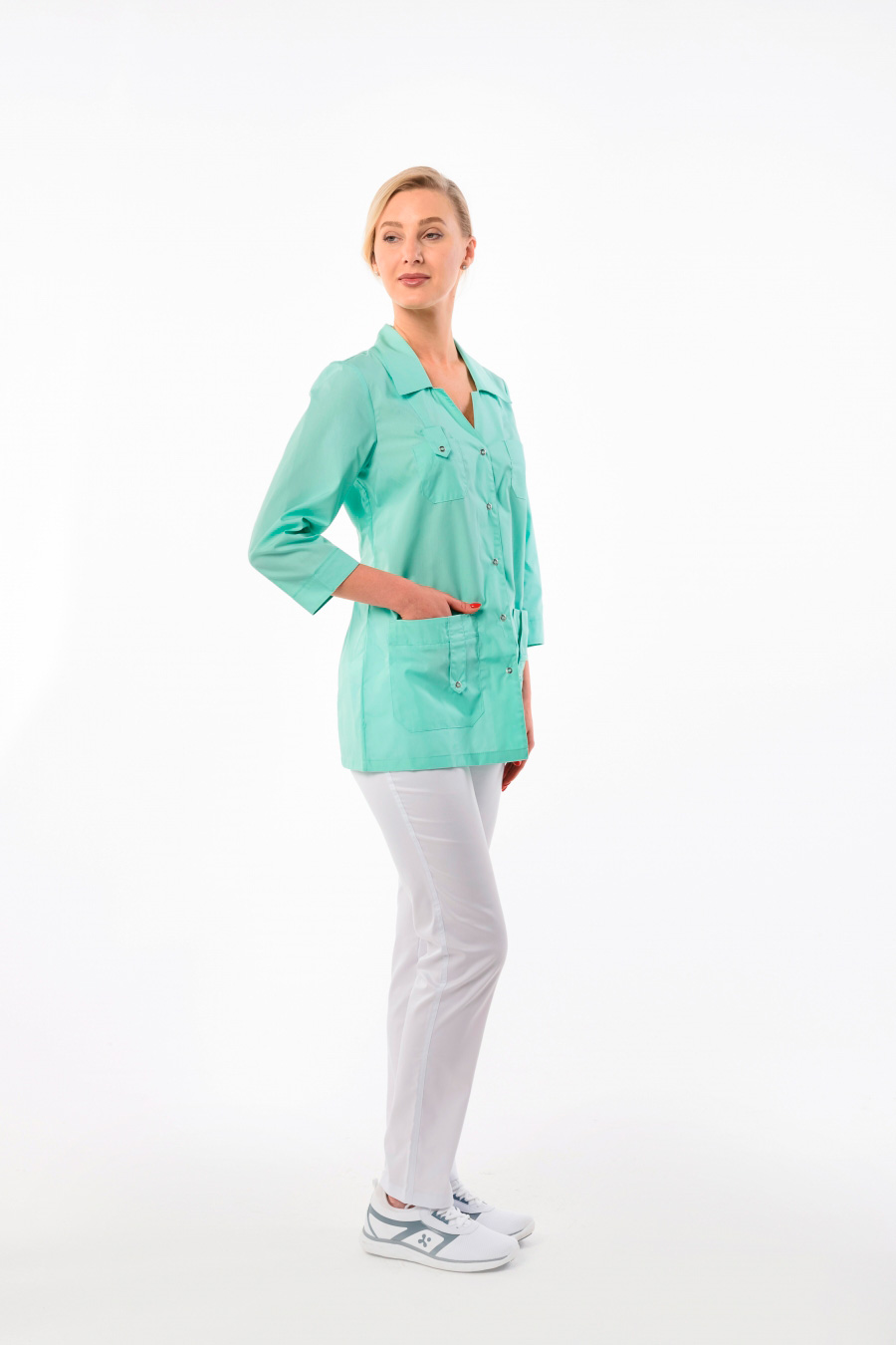 Блуза женская «Лайм», зеленый, 60