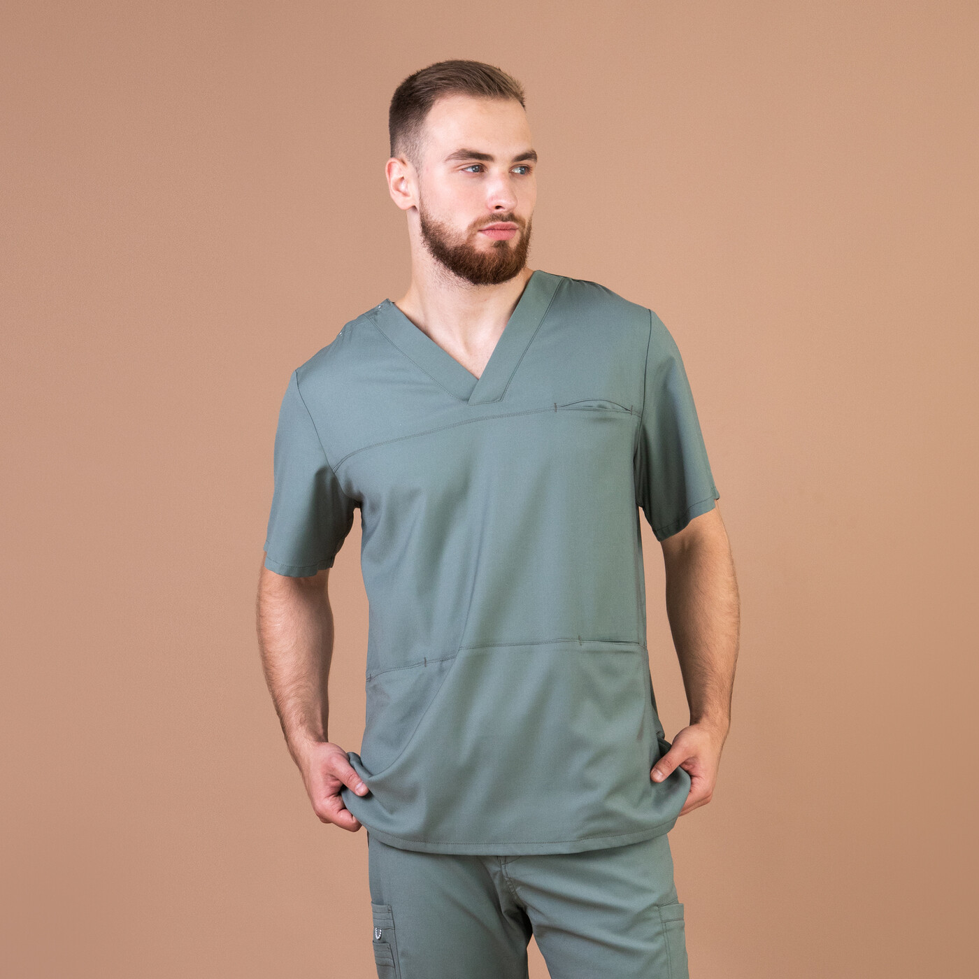 Туника мужская Тезис TZ600, оливковый, 58