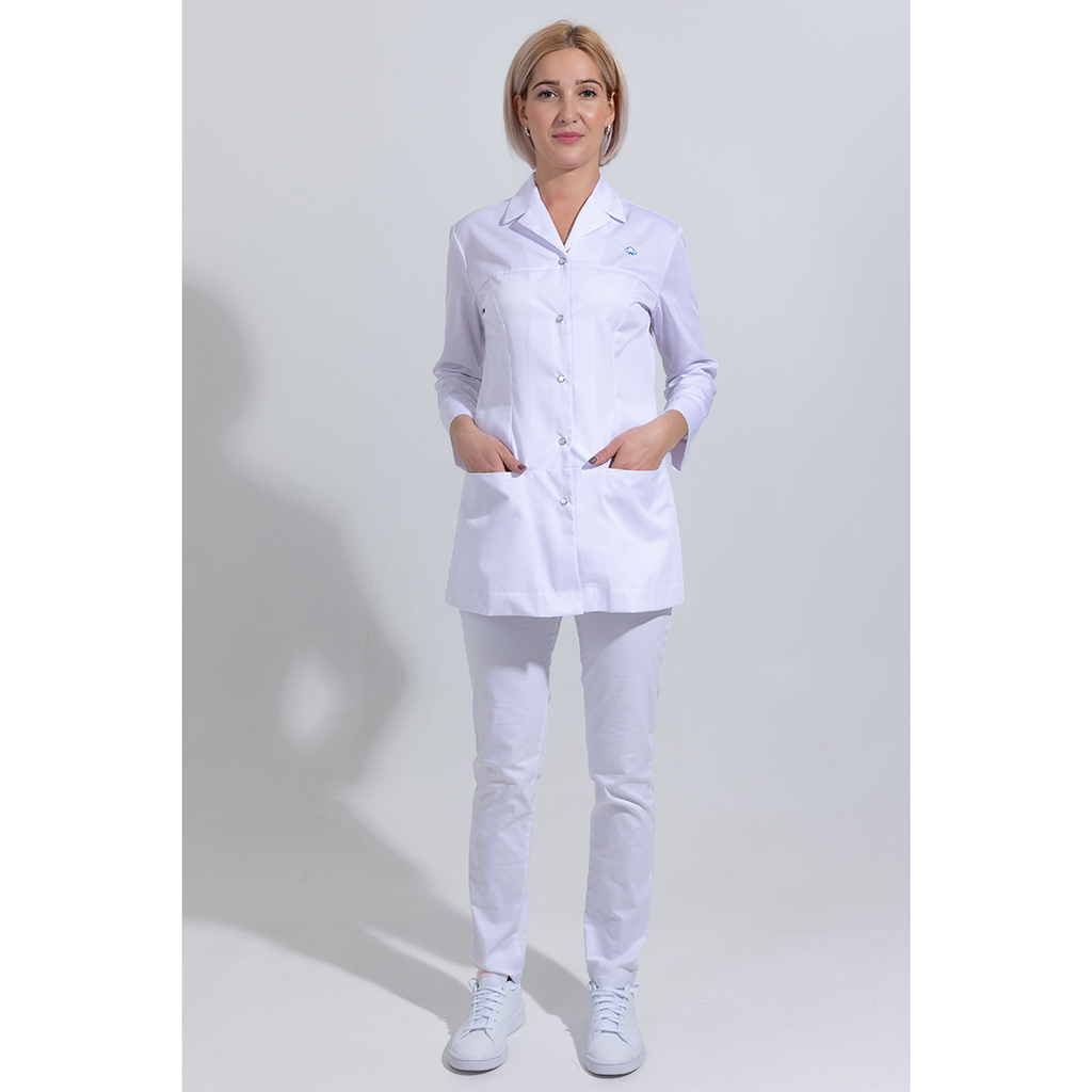 Пиджак женский, белый, 60