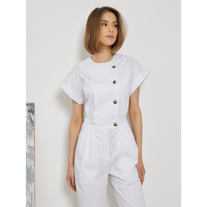 Комбинезон женский Dr. Nice «Beauty», белый, 42-44