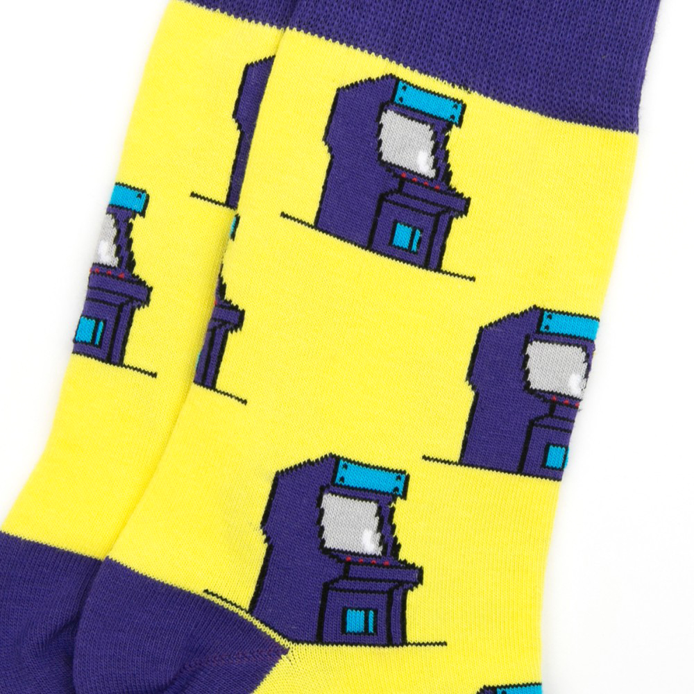 Носки женские, "Игровые автоматы", желтый, 36-40