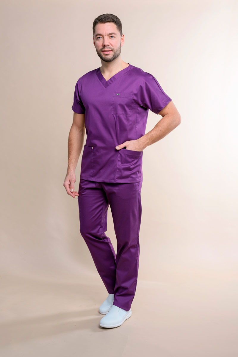 Блуза мужская «Крош», фиолетовый, 48