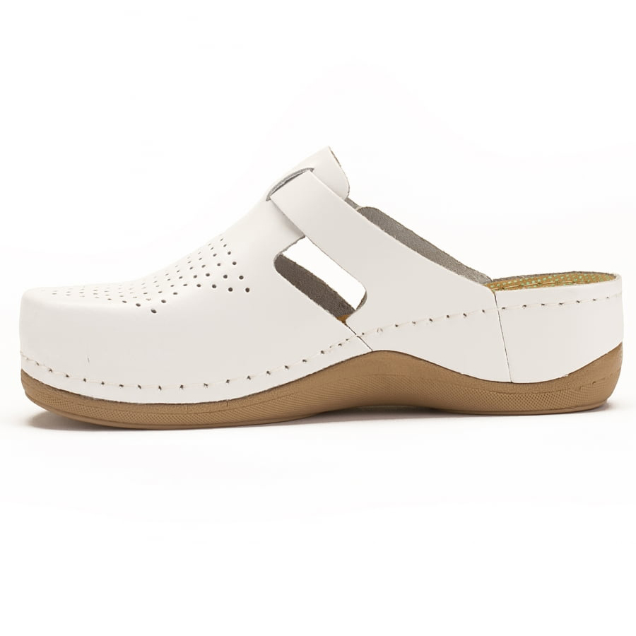 Тапочки-сабо Леон 950, женские, белые, 41