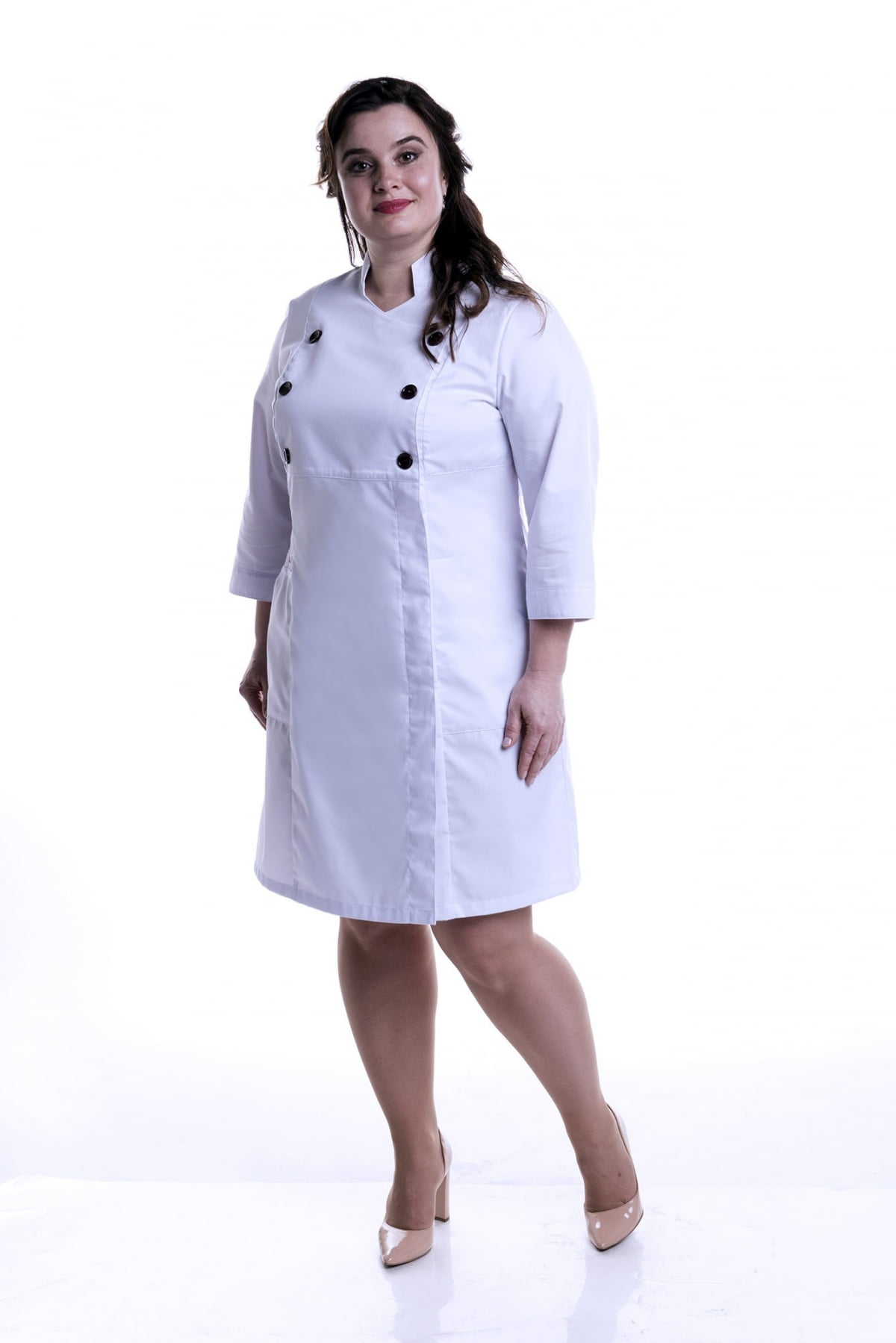 Халат женский «Италия», белый, 52