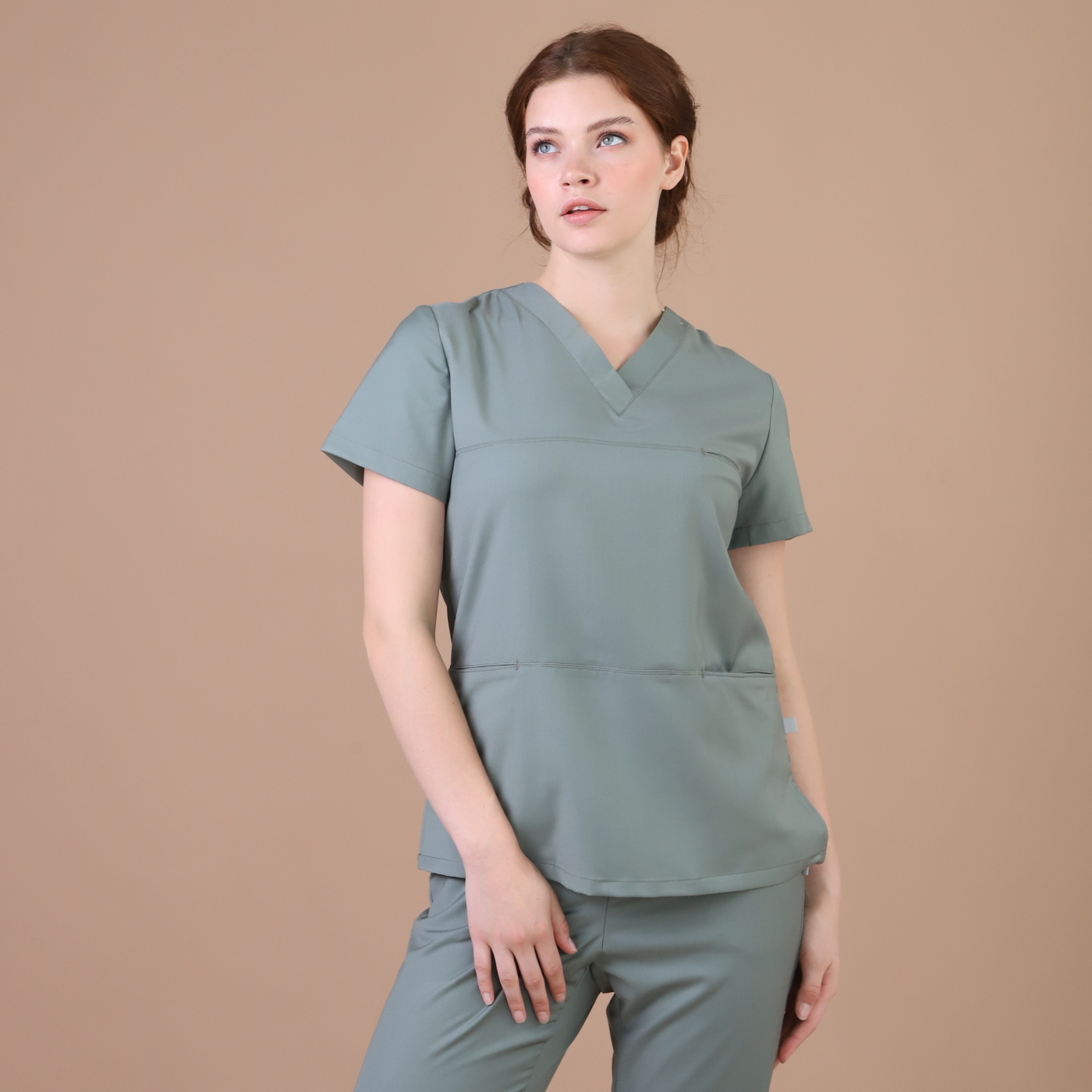 Туника женская Тезис TZ300, оливковый, 54