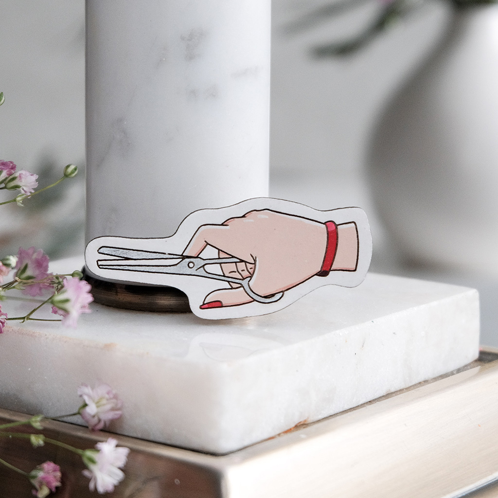 Значок "Рука парикмахера"