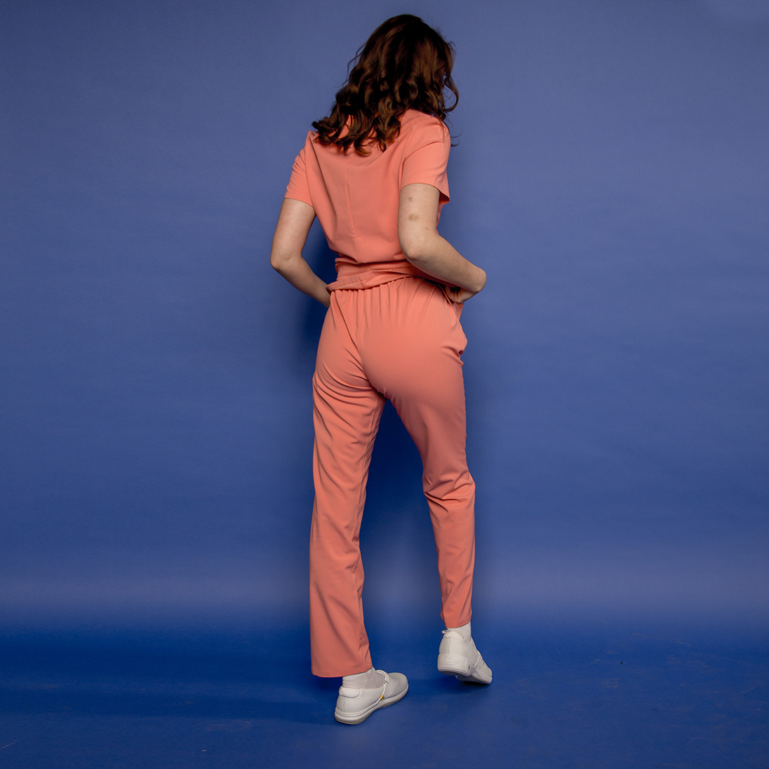 Брюки женские, R122 коралловый, M