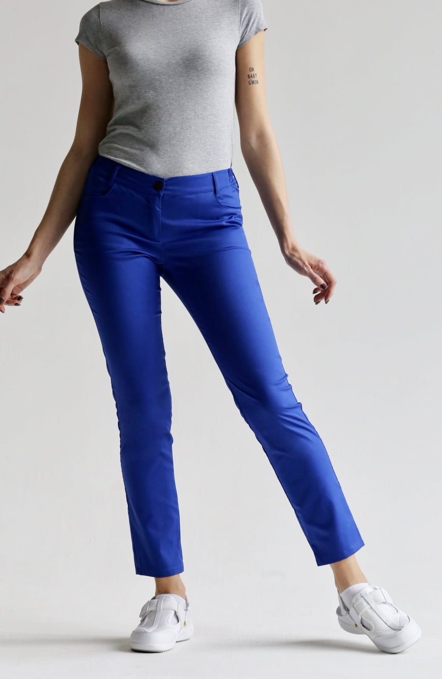 Брюки женские «Слим», василёк, 50