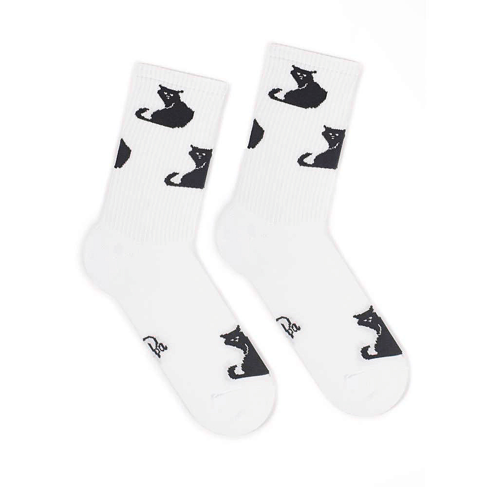 Носки мужские, "Черные кошки", белый, 41-45