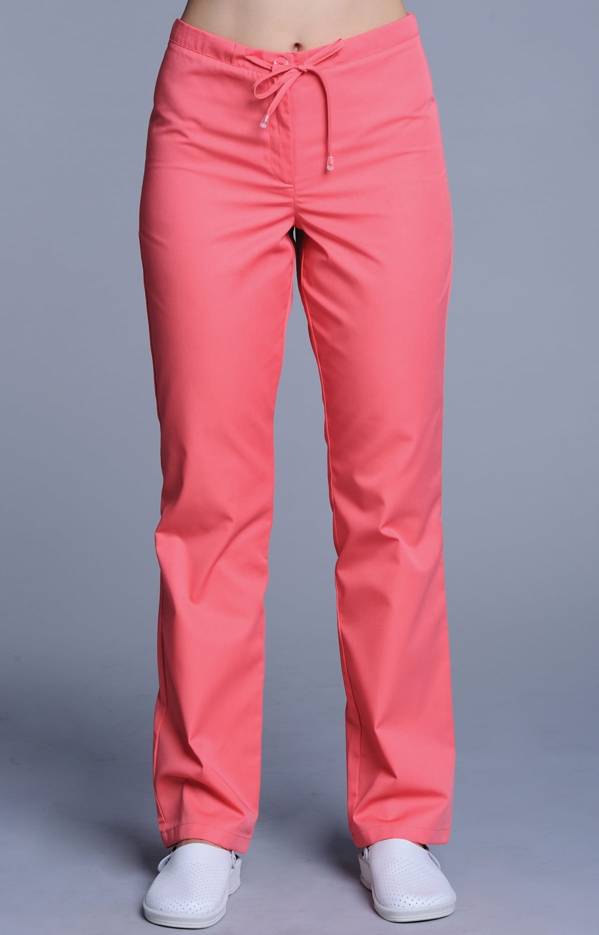 Брюки женские со шнуром, настурция, 58