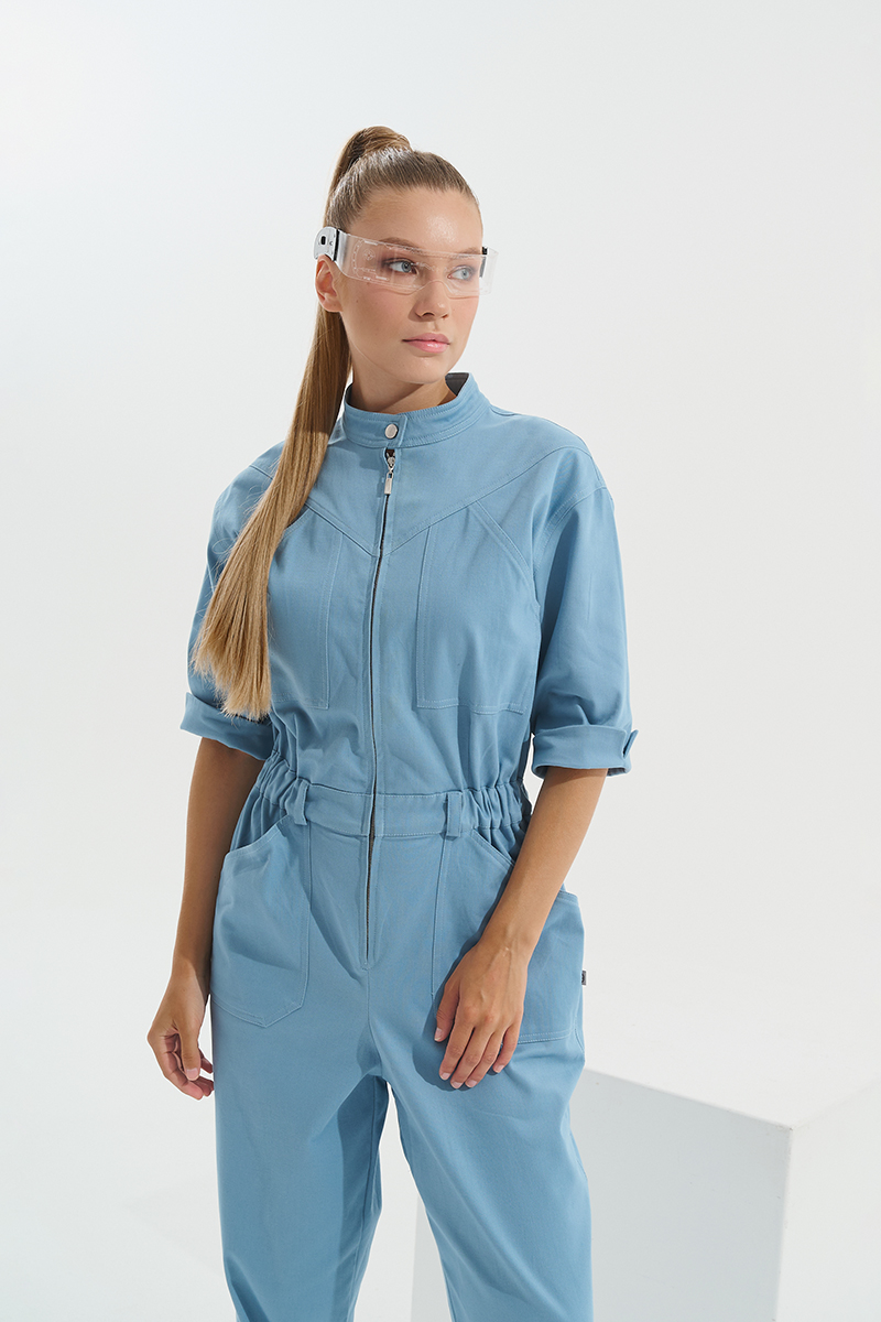 Комбинезон женский Тезис TZ490, голубой, 44