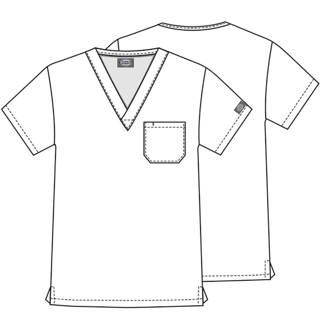 Топ мужской Dickies DK725, камуфляж, XS