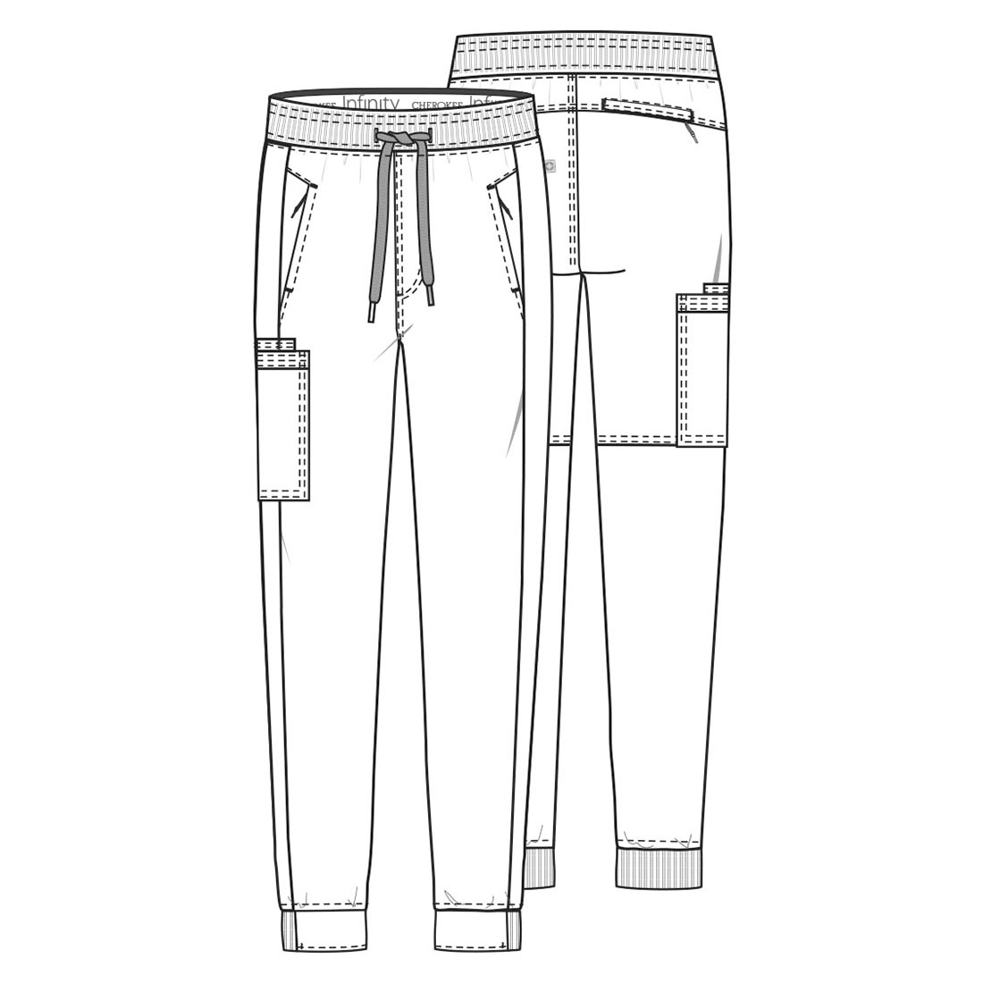 Брюки мужские Cherokee CK200A, синий, M