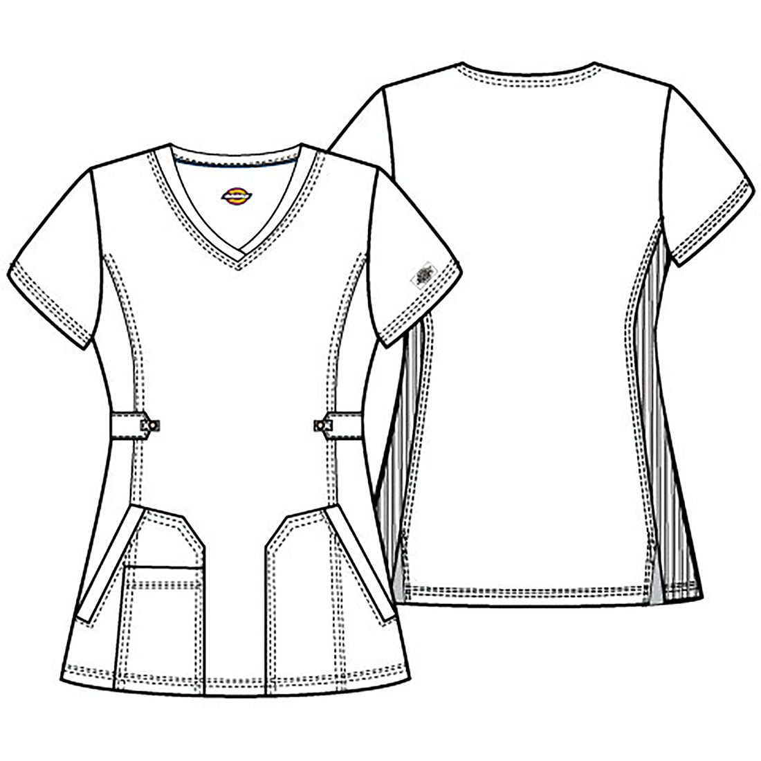 Топ женский Dickies Balance DK940, синий, 2XL