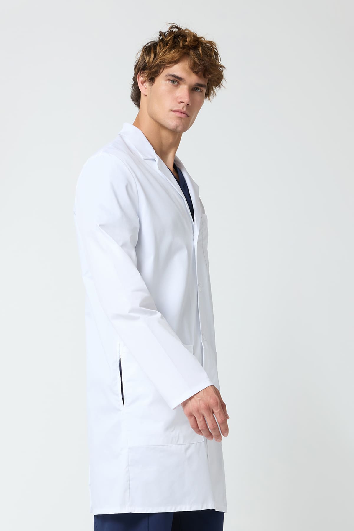 Халат мужской Cherokee CK412, белый, 2XL