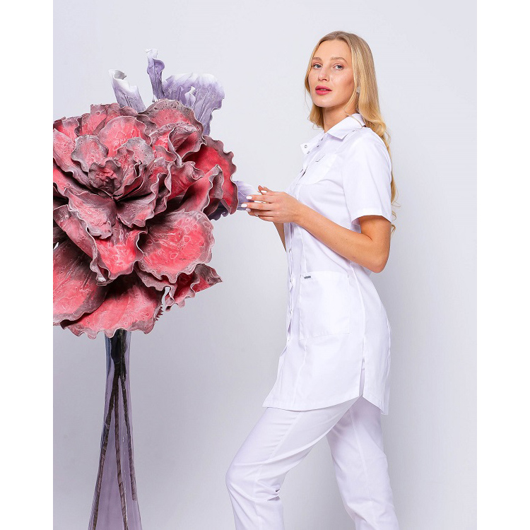 Блуза женская «Сафари», белая, 54