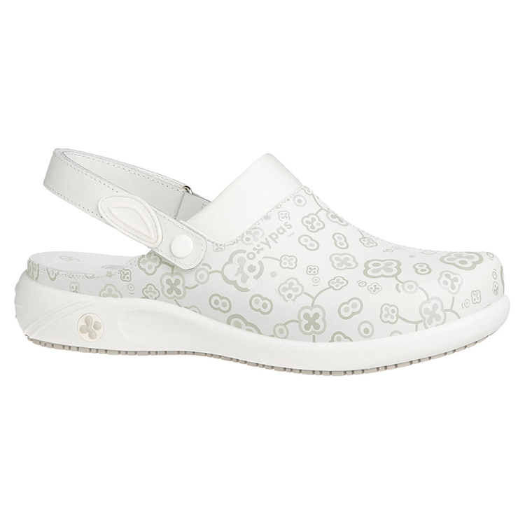 Сабо OXYPAS DORIA, белый/серый принт, 40