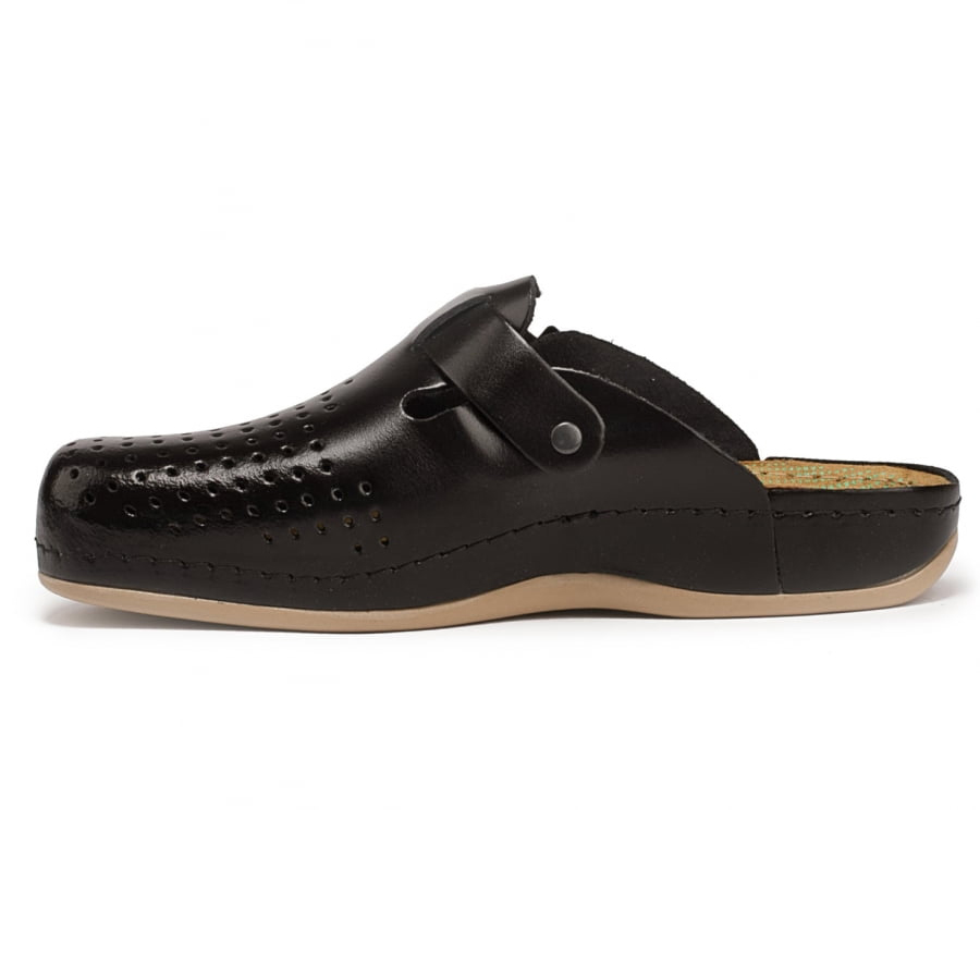 Тапочки-сабо Леон 700М, мужские, черные, 46