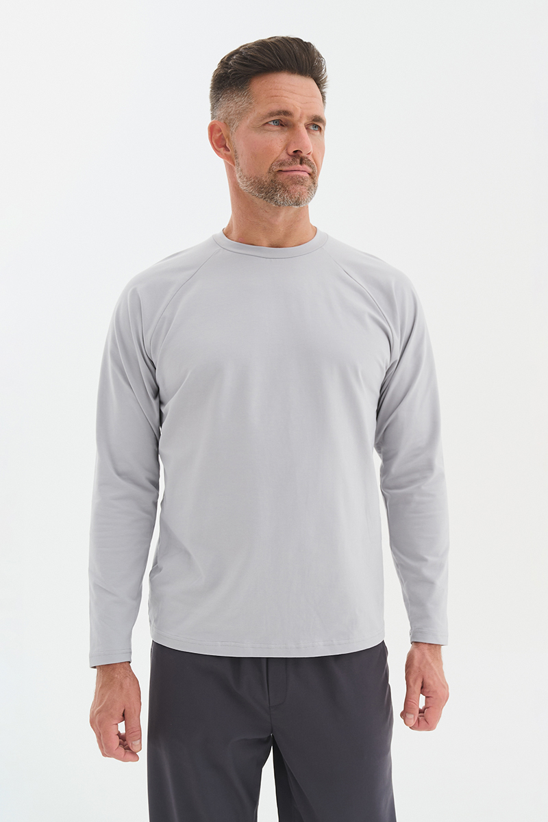 Лонгслив мужской Тезис TZ512, серый, 54