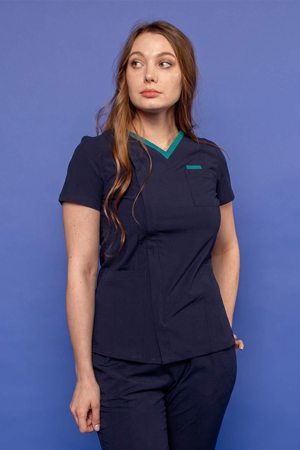 Туника медицинская женская Pulse 268 California R173, синий индиго, XL