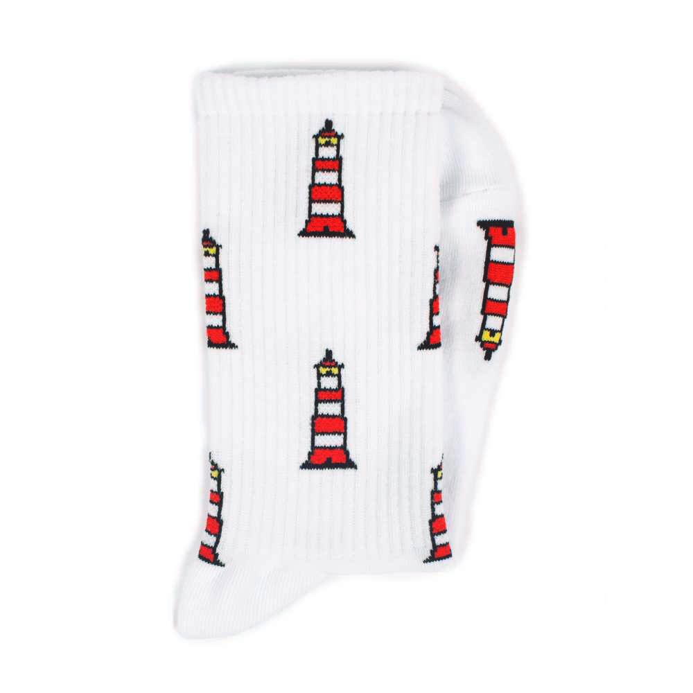 Носки женские, "Маяки", белый, 36-40