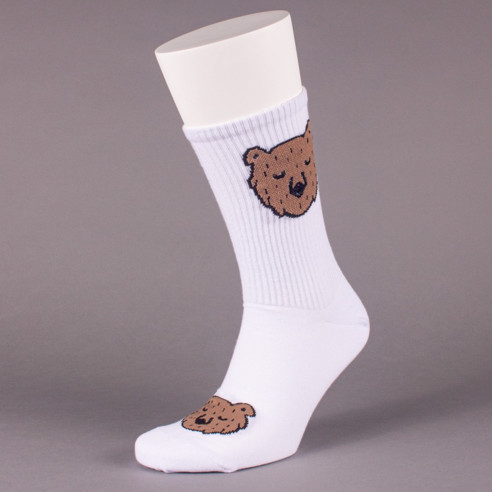 Носки мужские, "Мишки", белый, 41-45