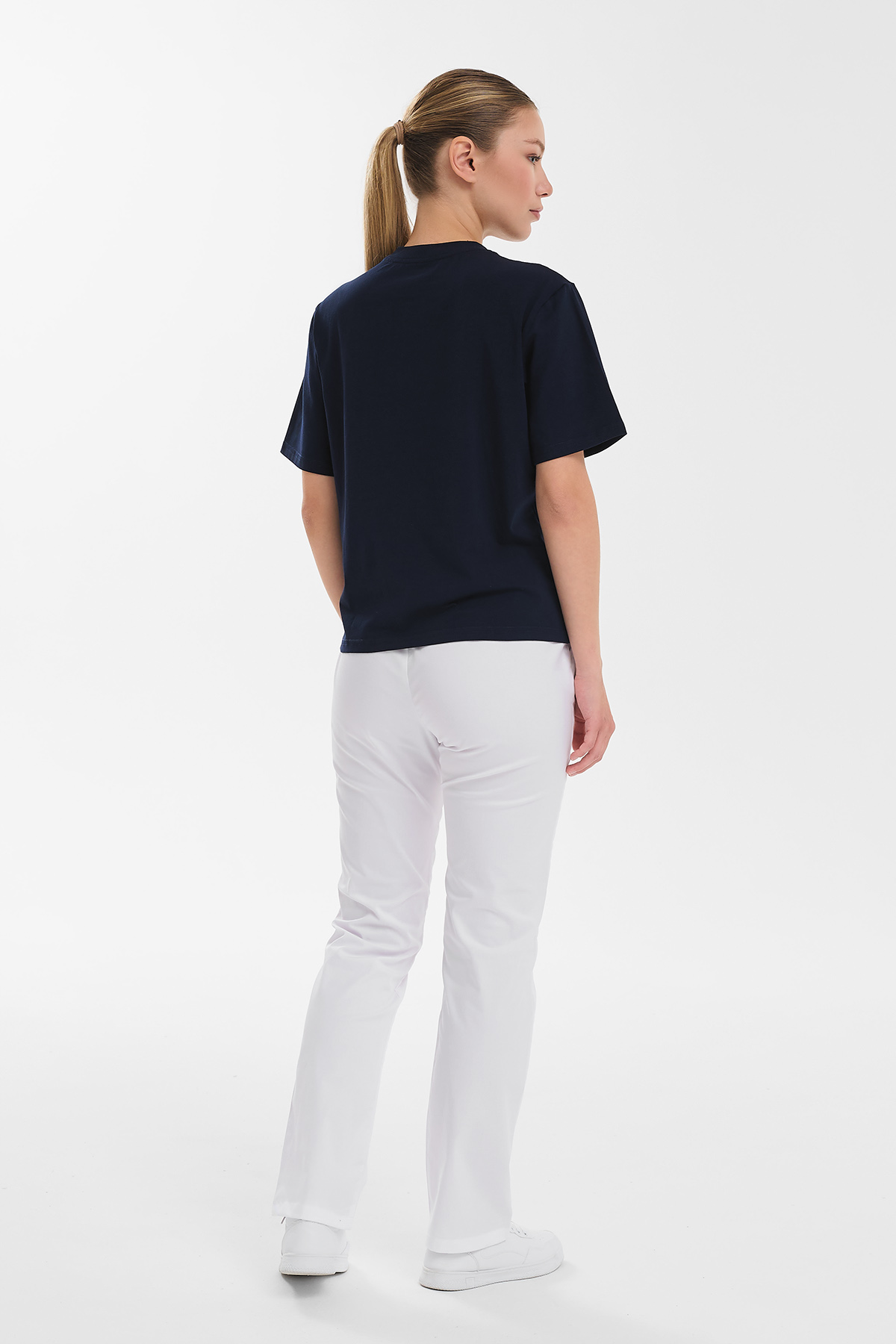 Футболка женская Тезис TZ111, темно-синий, 44-46