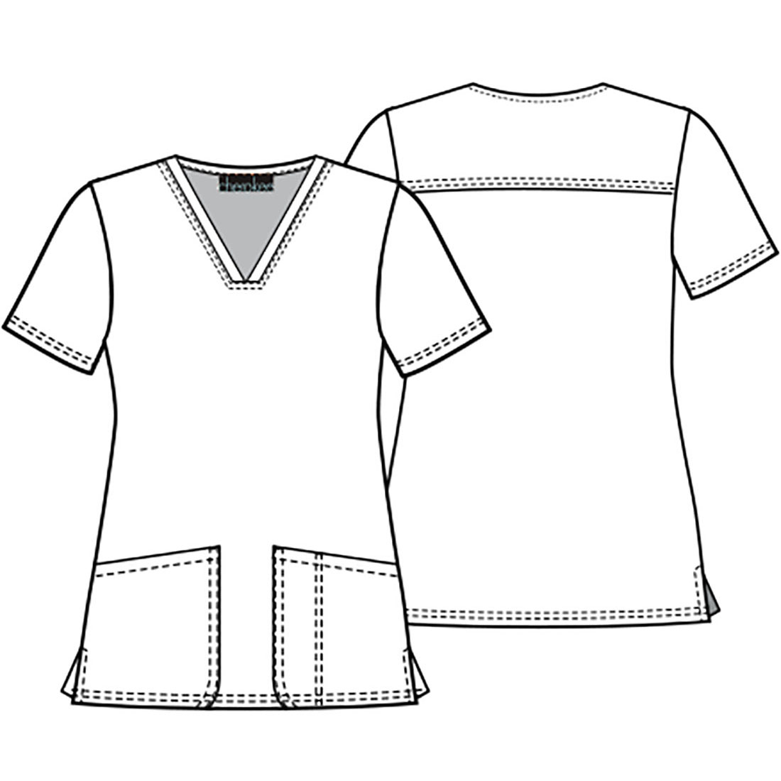 Топ женский Cherokee CK671, собачки, M