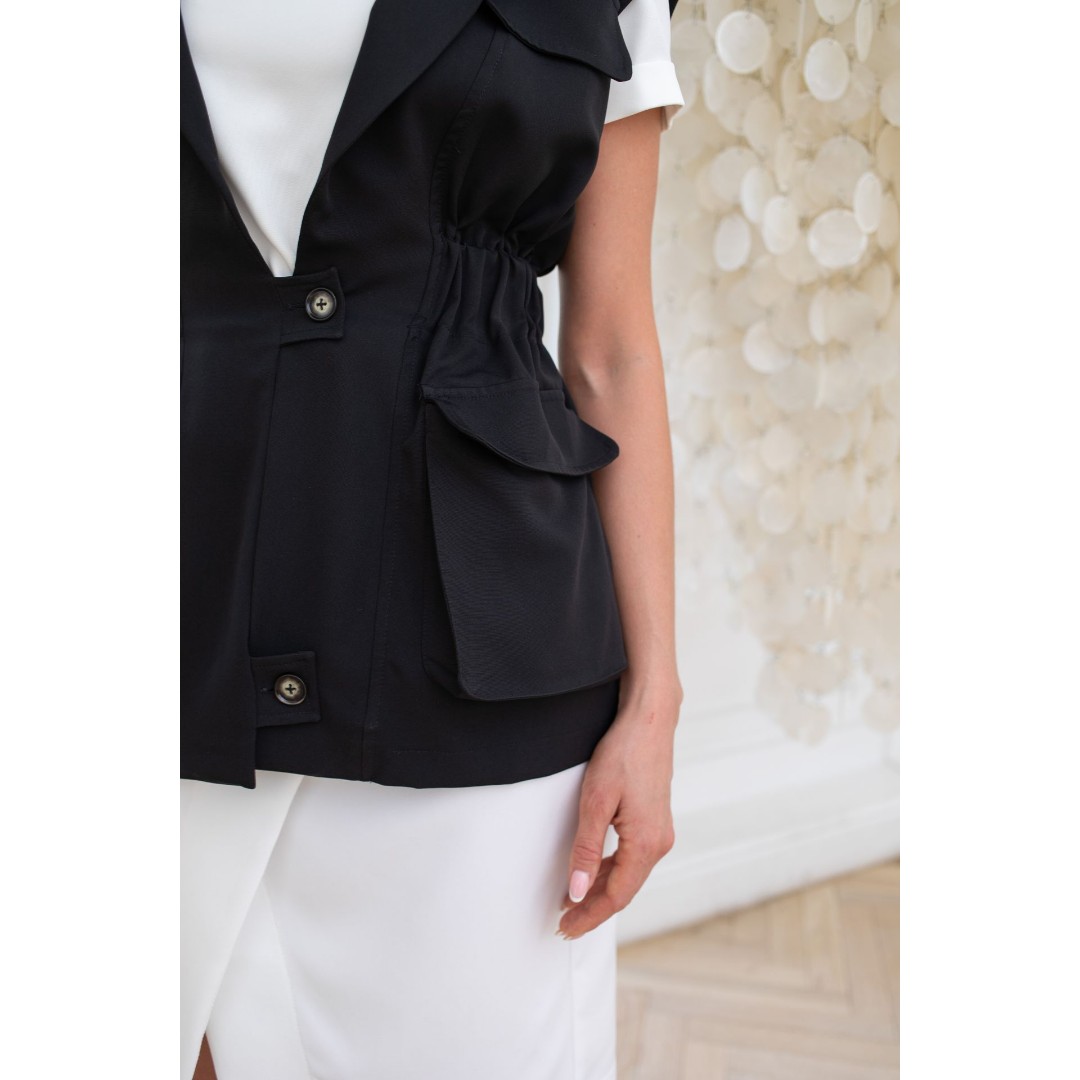 Жилет женский Dr. Nice «Beauty», черный, 50