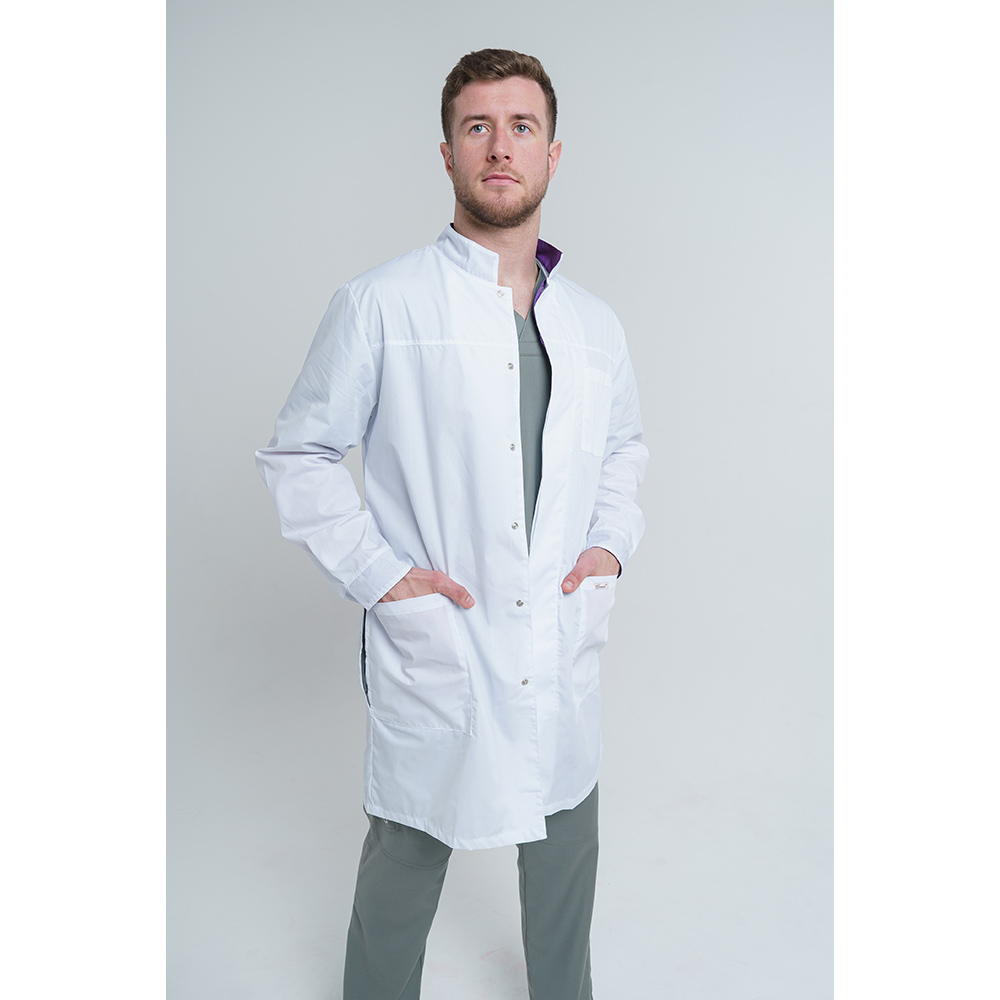 Халат мужской 165ТСД, белый, 50