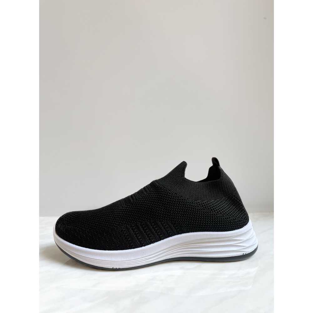 Слипоны женские ST020, черный, 37