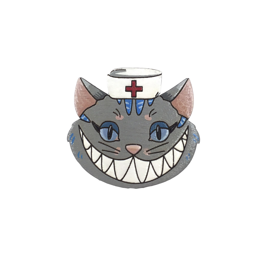 Значок "Чеширский кот"