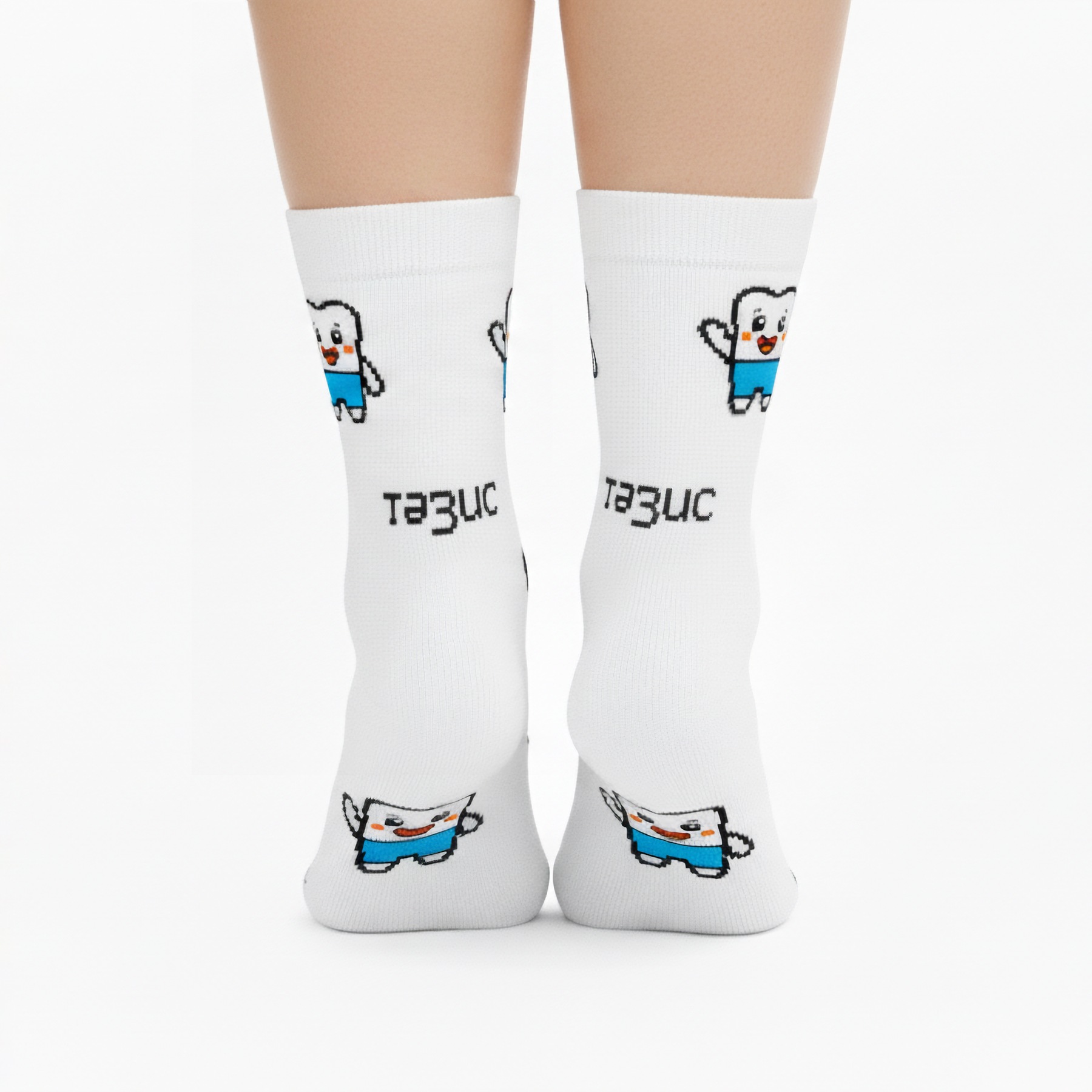 Носки женские Тезис, "Зубики", белый, 36-40