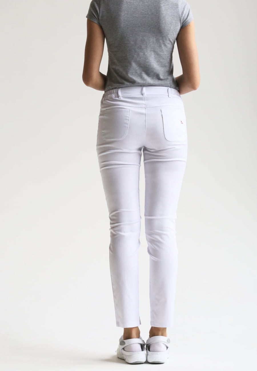 Брюки женские «Слим», белые, 40