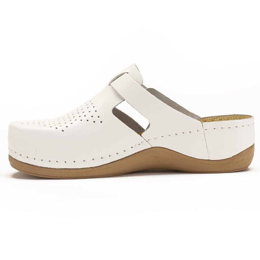 Тапочки-сабо Леон 950, женские, белые, 38