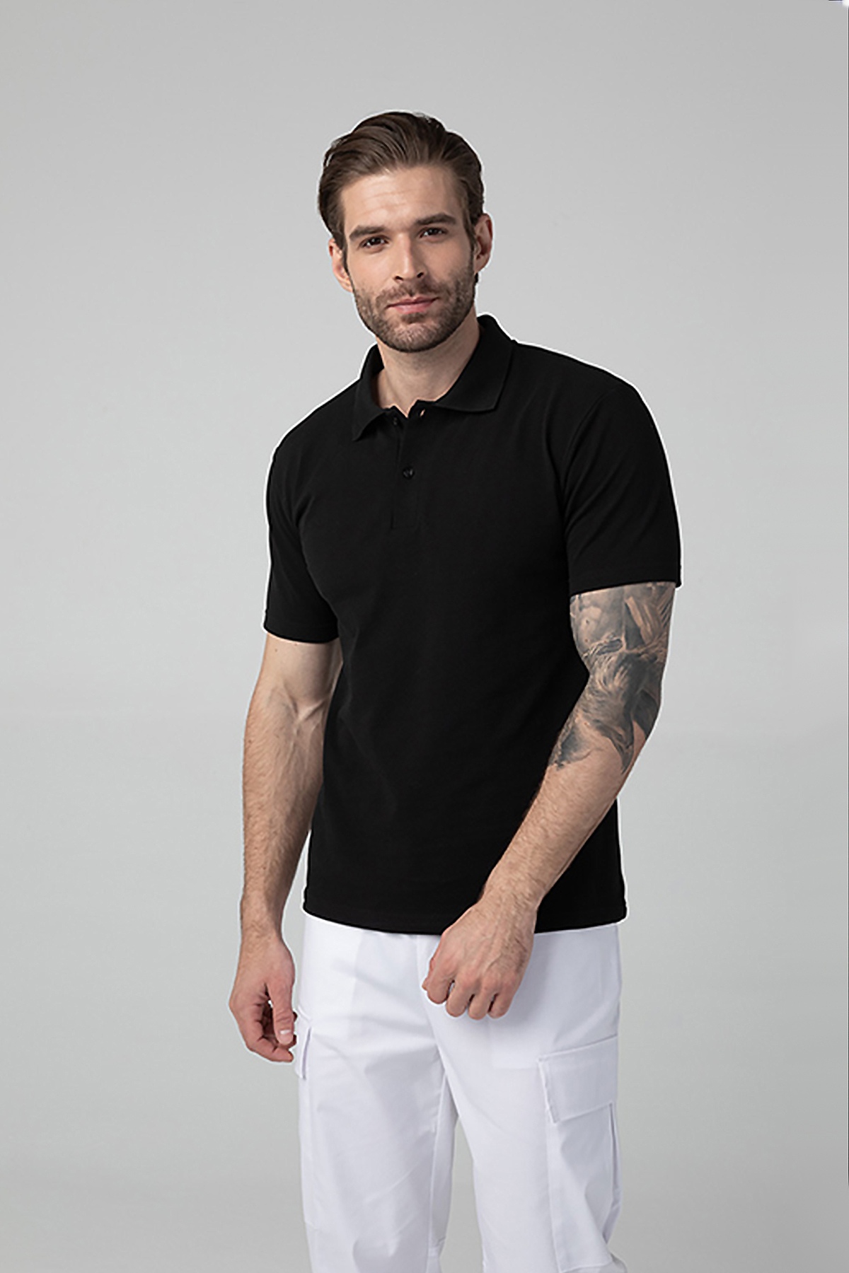 Поло мужское Dr. Nice, черный, 46