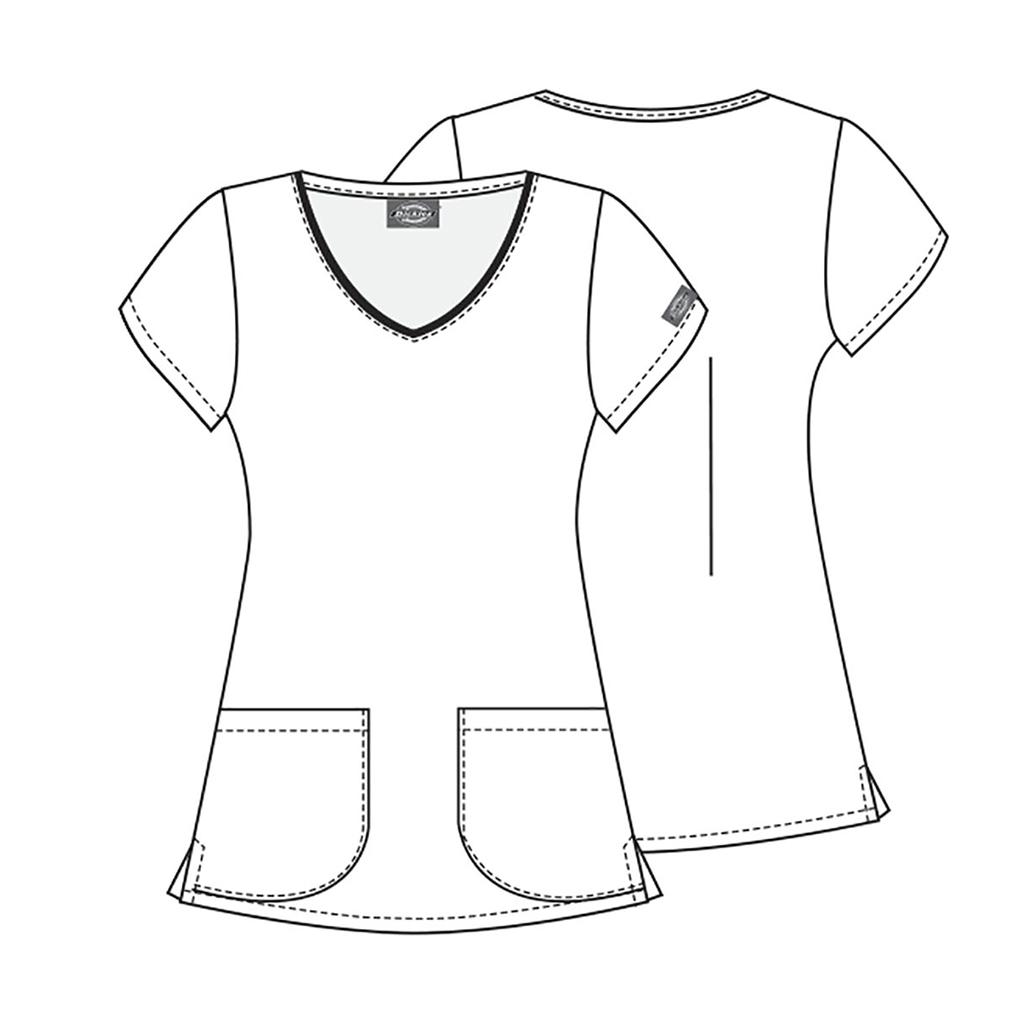 Топ женский Dickies DK700, жизнь медсестры, XS