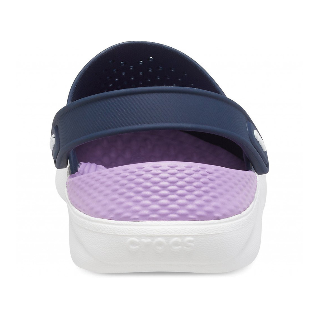 Сабо унисекс Crocs LiteRide Clog, темно-синий/сиреневый, 38-39