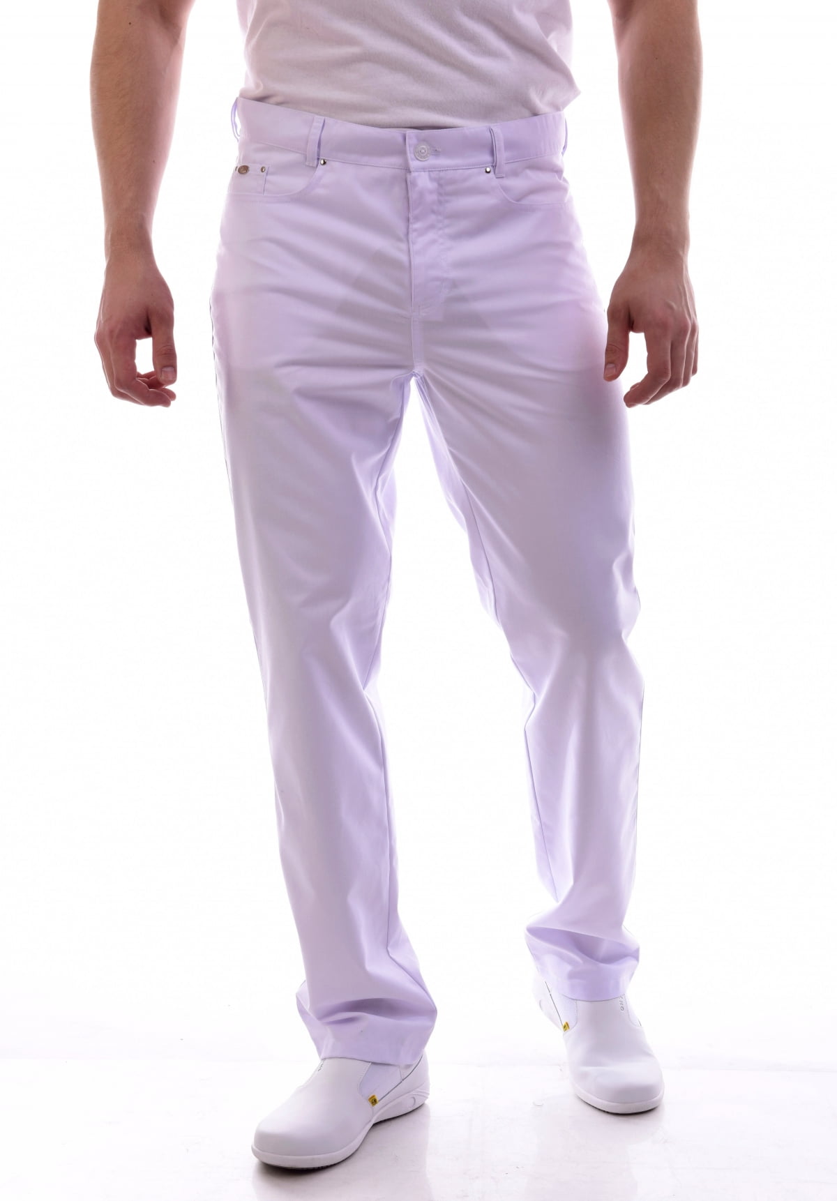 Джинсы мужские, белый, 50